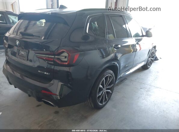 5UX53DP05N9K44058 2022 BMW X3 Blue Հետևի աջ