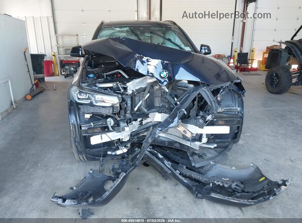 5UX53DP05N9K44058 2022 BMW X3 Blue Սարքավորումների վահանակի տեսք