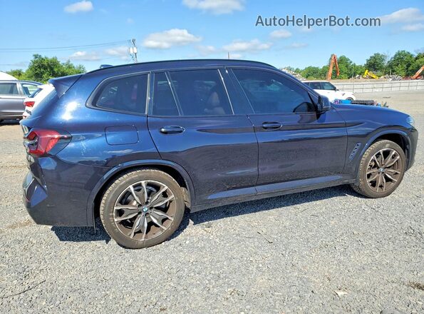 5UX53DP05N9K76329 2022 BMW X3 Black Задня права чверть