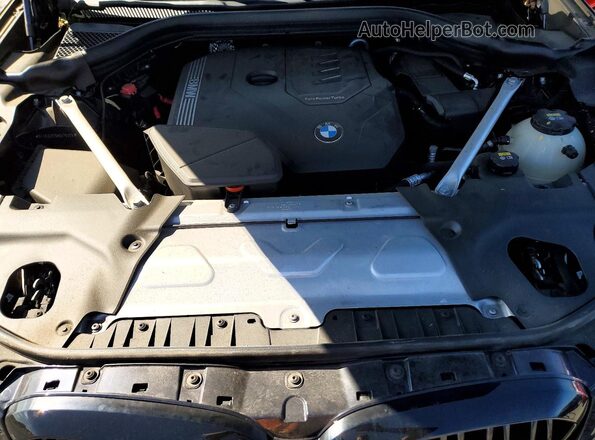 5UX53DP05N9K76329 2022 BMW X3 Black Вид підкапотного простору