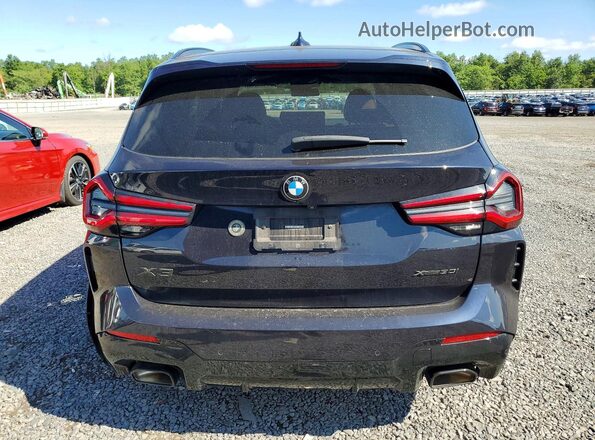 5UX53DP05N9K76329 2022 BMW X3 Black Вид ззаду