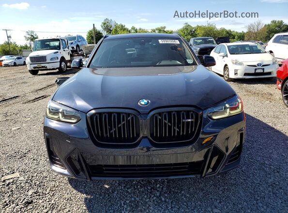 5UX53DP05N9K76329 2022 BMW X3 Black Вид спереду