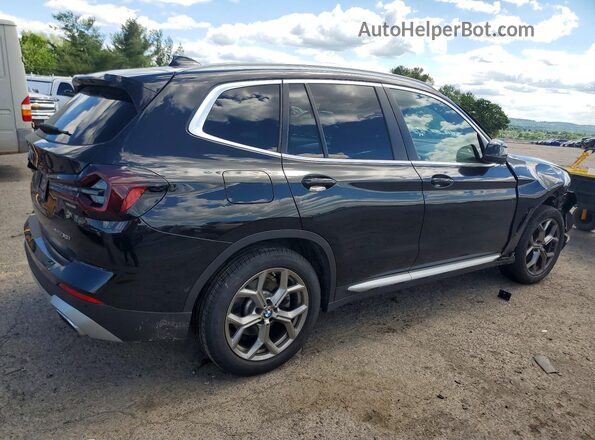 5UX53DP05N9N03535 2022 BMW X3 Black Задня права чверть