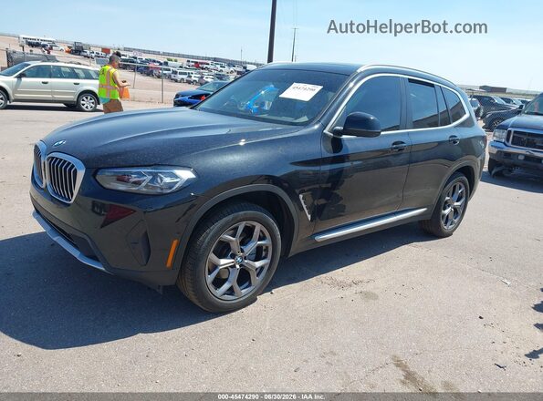 5UX53DP05P9T34071 2023 BMW X3 Black Front left