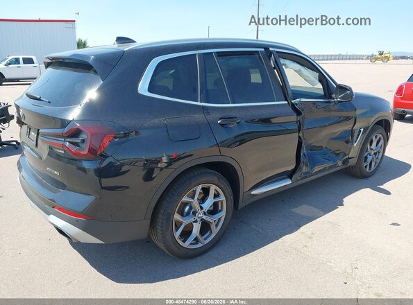 5UX53DP05P9T34071 2023 BMW X3 Black Rear right