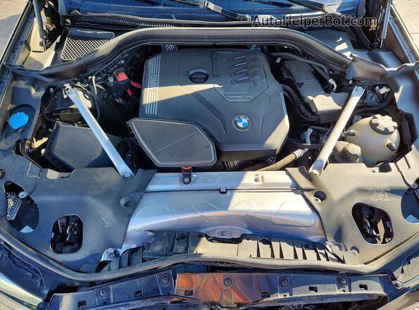 5UX53DP06N9M93324 2022 BMW X3 Black Շարժիչի բաժամունքի տեսք