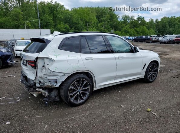5UX53DP06N9N31120 2022 BMW X3 White Tył prawy