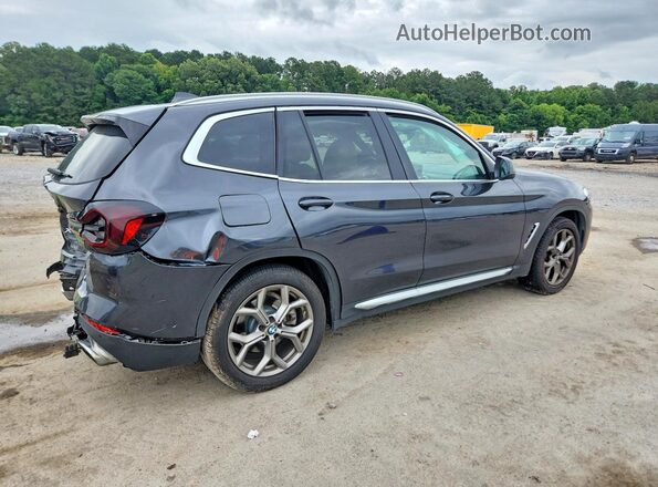 5UX53DP06P9R23808 2023 BMW X3 Charcoal უკანა მარჯვენა