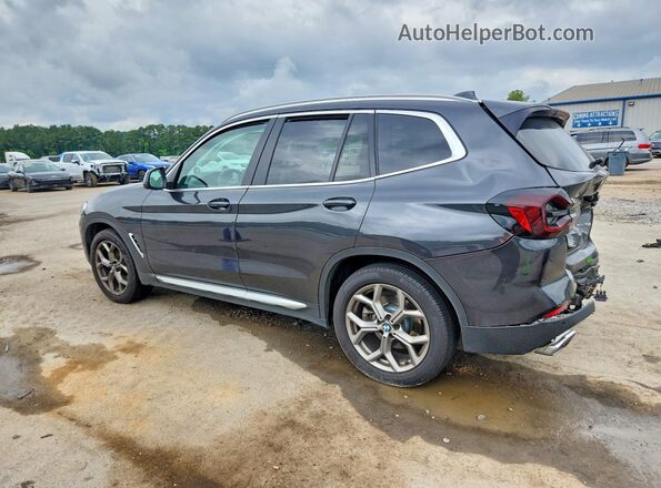 5UX53DP06P9R23808 2023 BMW X3 Charcoal უკანა მარცხენა