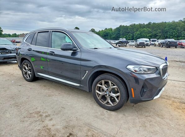 5UX53DP06P9R23808 2023 BMW X3 Charcoal წინა მარჯვენა