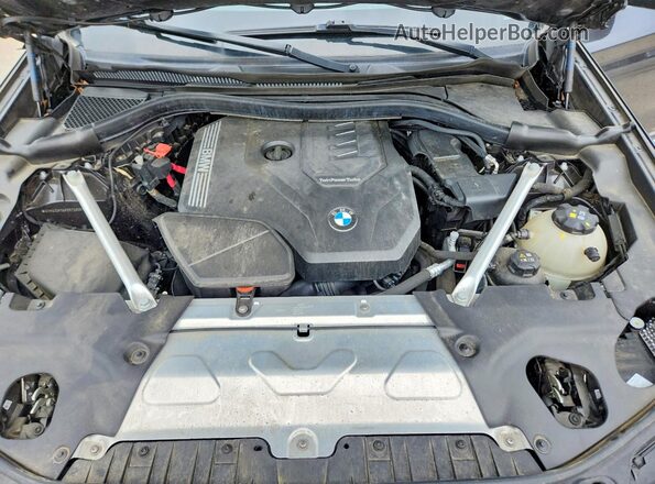 5UX53DP06P9R23808 2023 BMW X3 Charcoal ძრავის განყოფილების ხედი