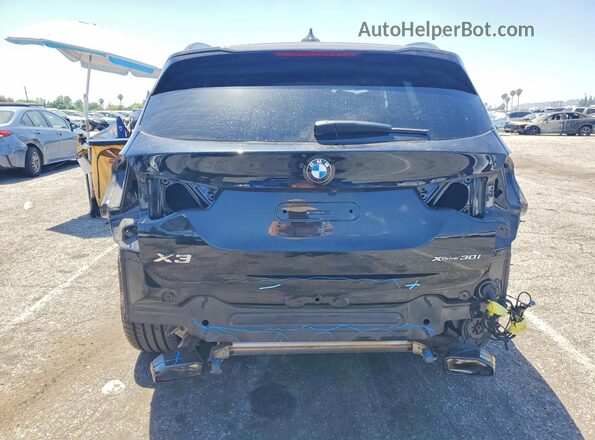 5UX53DP06R9U16409 2024 BMW X3 Черный Вид сзади
