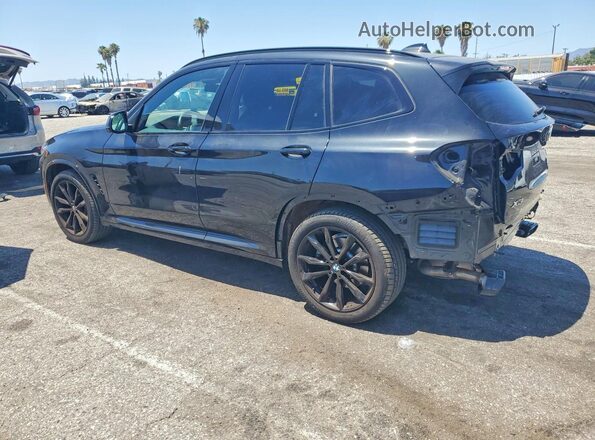 5UX53DP06R9U16409 2024 BMW X3 Черный Задняя левая четверть