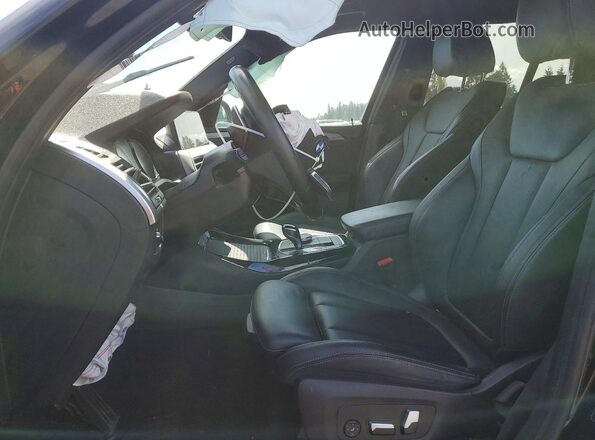 5UX53DP07N9L69630 2022 BMW X3 Black Widok wnętrza z przodu