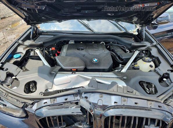 5UX53DP07N9M46545 2022 BMW X3 Black Շարժիչի բաժամունքի տեսք