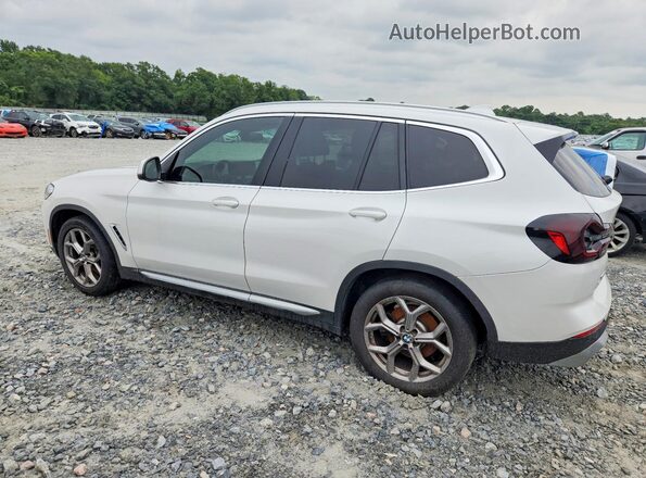 5UX53DP07N9N39484 2022 BMW X3 White უკანა მარცხენა