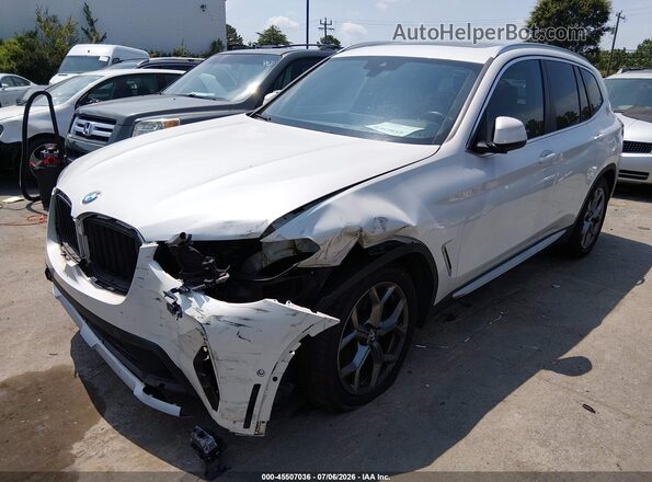 5UX53DP07P9S68851 2023 BMW X3 White Front view