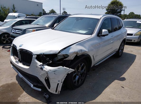 5UX53DP07P9S68851 2023 BMW X3 White Front left