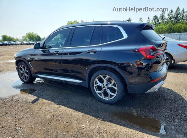 5UX53DP07R9V79358 2024 BMW X3 Black Задня ліва чверть