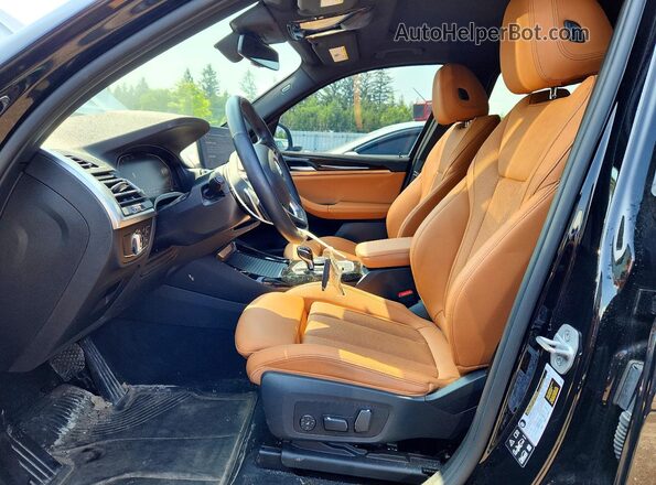 5UX53DP07R9V79358 2024 BMW X3 Black Вид салону спереду
