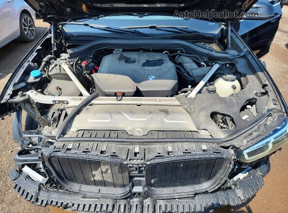 5UX53DP07R9V79358 2024 BMW X3 Black Вид підкапотного простору