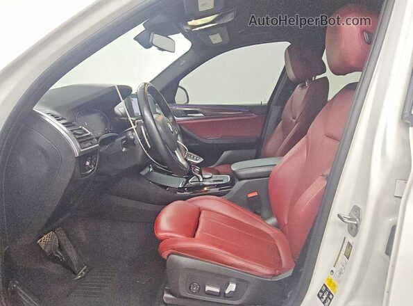 5UX53DP08P9P77637 2023 BMW X3 Белый Вид салона спереди