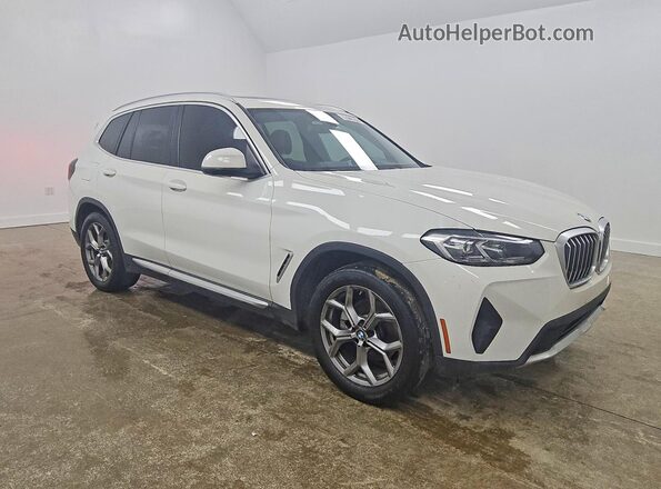 5UX53DP08P9P77637 2023 BMW X3 Белый Передняя правая четверть