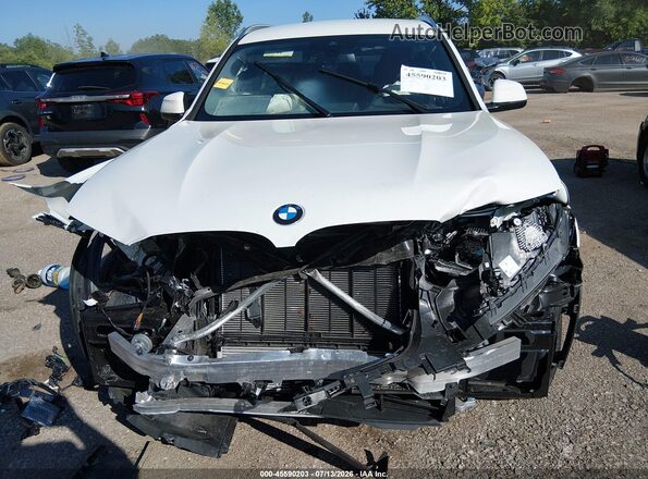 5UX53DP08R9U27685 2024 BMW X3 White Vista del cuadro de instrumentos