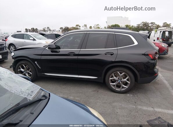 5UX53DP09N9J19970 2022 BMW X3 Black 