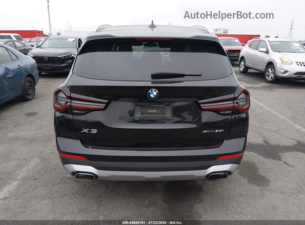 5UX53DP09N9J19970 2022 BMW X3 Black 