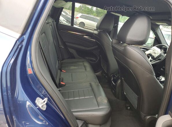 5UX53DP09N9M16804 2022 BMW X3 Blue Vista interior trasera