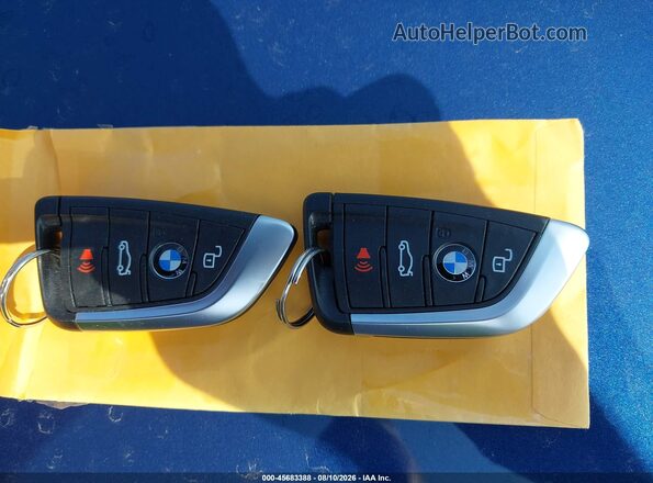 5UX53DP09N9N31029 2022 BMW X3 Blue Вид панелі приладів