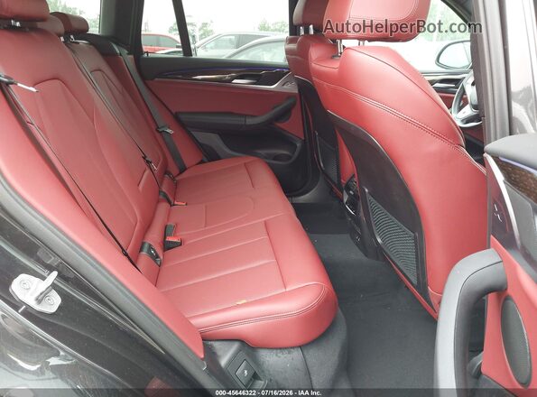 5UX53DP09N9N39857 2022 BMW X3 Black VIN კოდის სტიკერის ხედი
