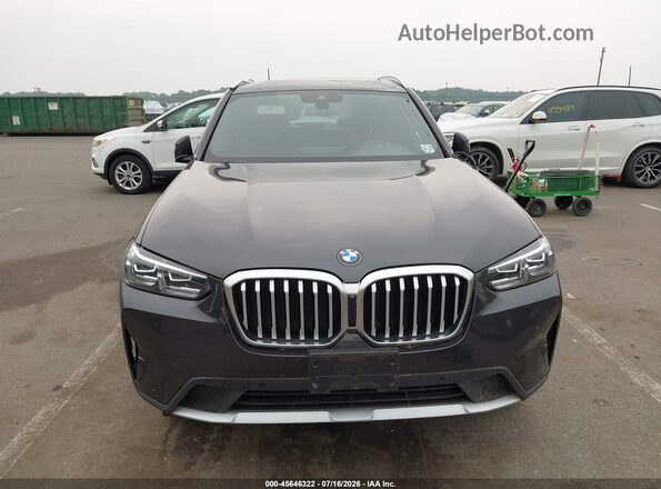 5UX53DP09N9N39857 2022 BMW X3 Black ხელსაწყოთა პანელის ხედი