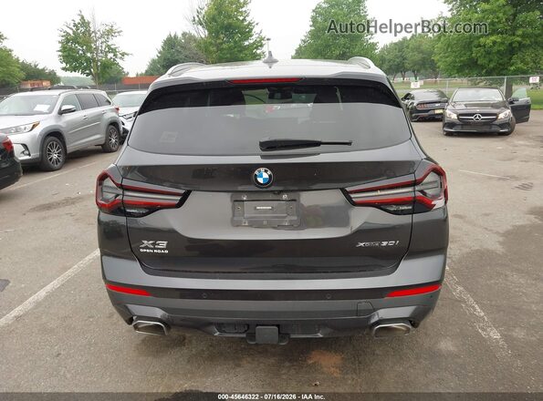 5UX53DP09N9N39857 2022 BMW X3 Black 