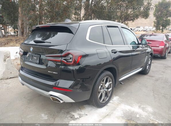 5UX53DP09P9P55002 2023 BMW X3 Black Trasero derecho