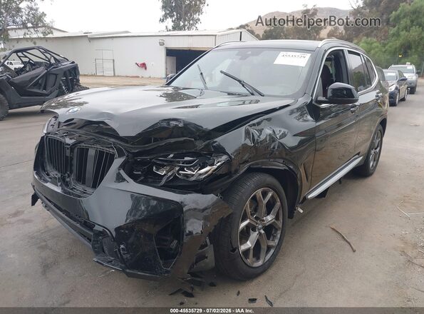 5UX53DP09P9P55002 2023 BMW X3 Black Vista tres cuartos delantera izquierda