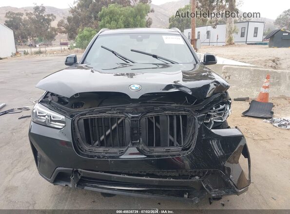 5UX53DP09P9P55002 2023 BMW X3 Black Vista interior trasera