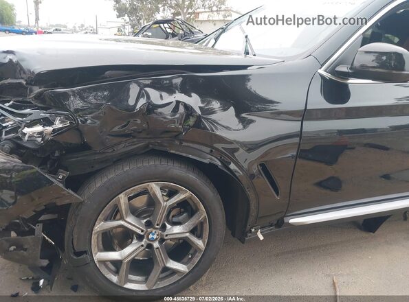 5UX53DP09P9P55002 2023 BMW X3 Black Vista frontal