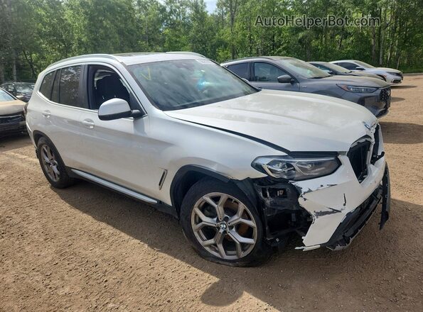 5UX53DP09P9R93917 2023 BMW X3 White წინა მარჯვენა
