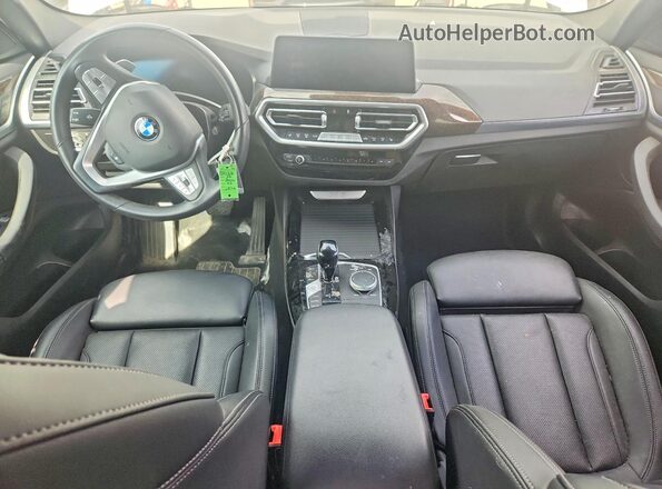 5UX53DP09P9R93917 2023 BMW X3 White წინა პანელის ხედი