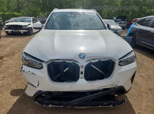 5UX53DP09P9R93917 2023 BMW X3 White წინა ხედი