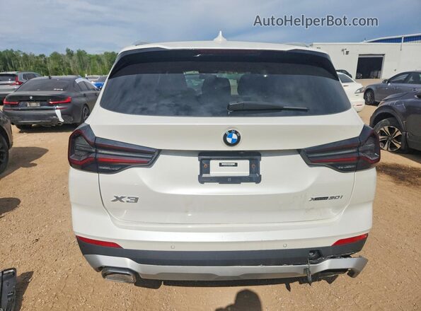 5UX53DP09P9R93917 2023 BMW X3 White უკანა ხედი