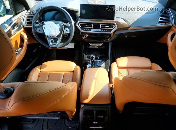 5UX53DP09P9S47113 2023 BMW X3 White Widok deski rozdzielczej
