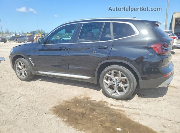 5UX53DP09R9V39251 2024 BMW X3 Black Հետևի ձախ