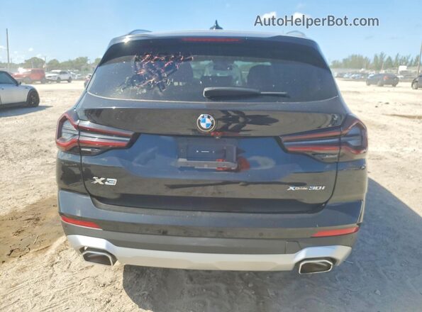 5UX53DP09R9V39251 2024 BMW X3 Black Հետևի տեսք