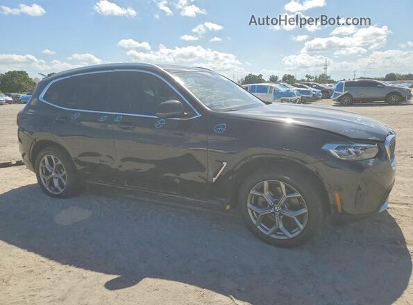 5UX53DP09R9V39251 2024 BMW X3 Black Առջևի աջ