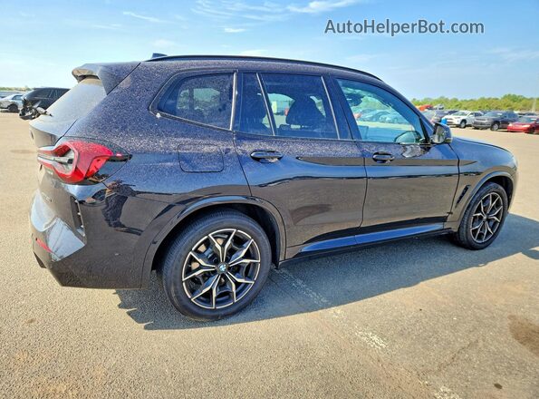5UX53DP09R9V39606 2024 BMW X3 Black Rear right