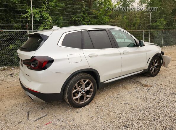 5UX53DP0XN9J26085 2022 BMW X3 White უკანა მარჯვენა