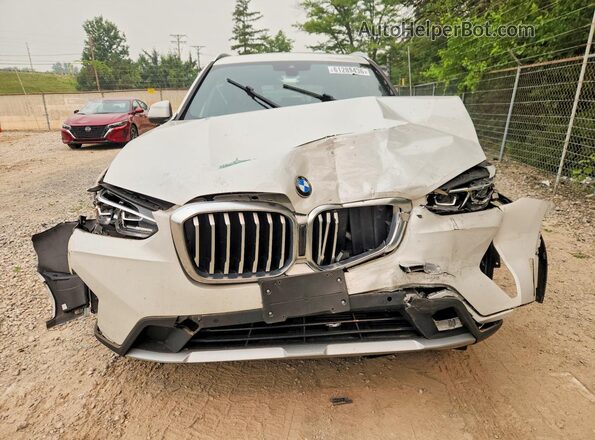 5UX53DP0XN9J26085 2022 BMW X3 White წინა ხედი